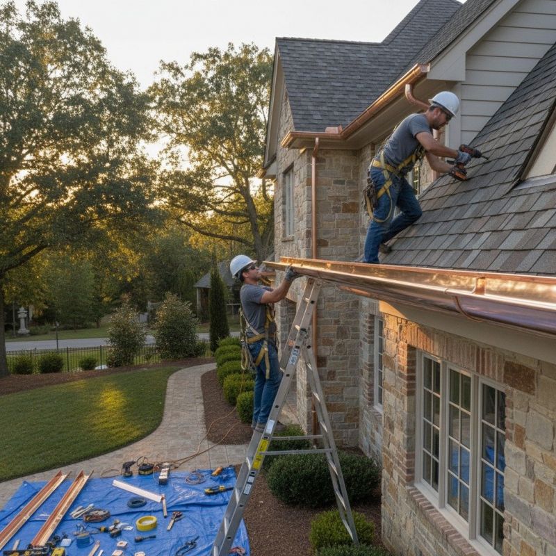 Copper Gutters Installation Service
