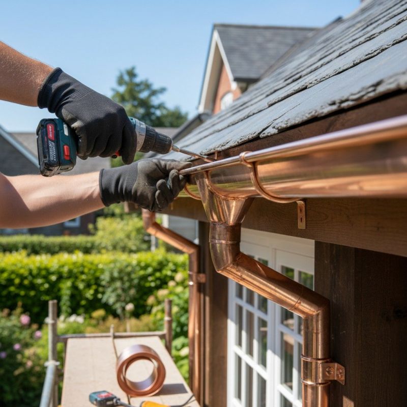 Benefits Of Residential Copper Gutters Installation For Long-Term Performance