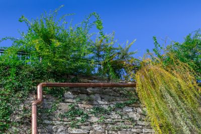Copper Gutters with Decorative Detailing